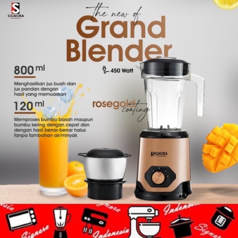 Grand blender SIGNORA plus hadiah / Blender signora