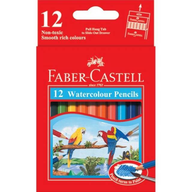 

Pensil Warna Faber Castell Water Colour 12 Warna Pendek