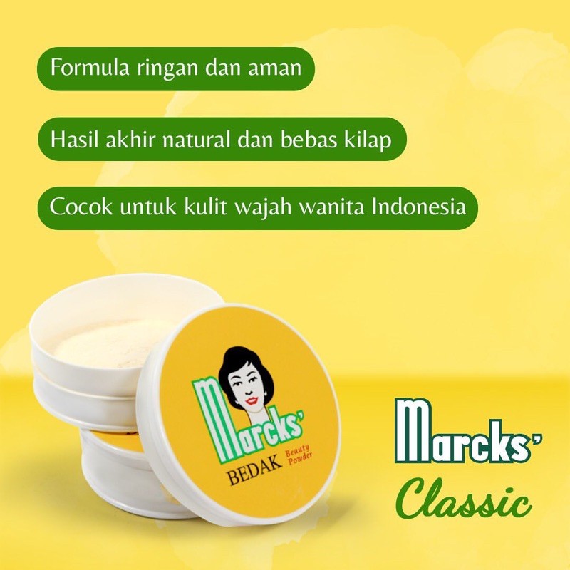 `ღ´ PHINKL `ღ´ Marcks bedak tabur BULAT loose powder wajah jadul by kimia farma serap minyak face