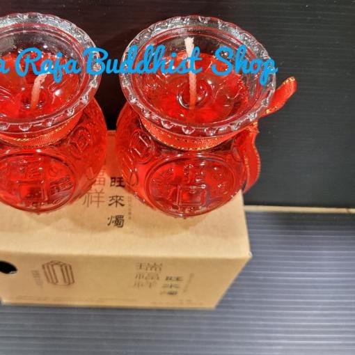 ♤ Lilin Jelly Merah Nanas ➾