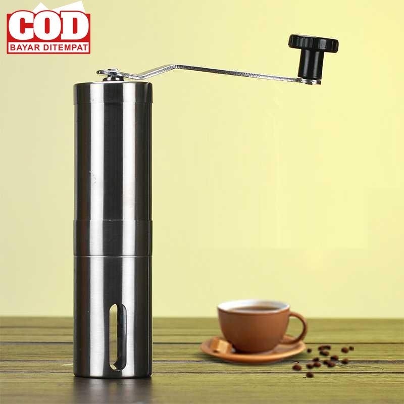 (BAYAR DI TEMPAT) OneTwoCups Alat Penggiling Kopi Stainless Steel - WFCG9800