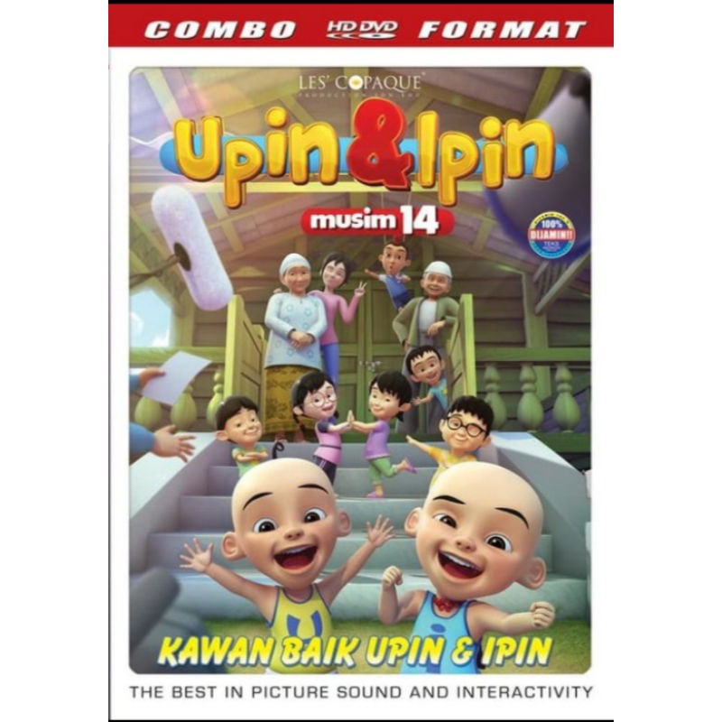 Kaset DVD animasi Upin Ipin Kawan Baik Upin Ipin