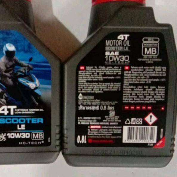 ➶ OLI MOTUL MATIC 800ML-10W30 UNTUK SEMUA MOTOR MATIC ✻