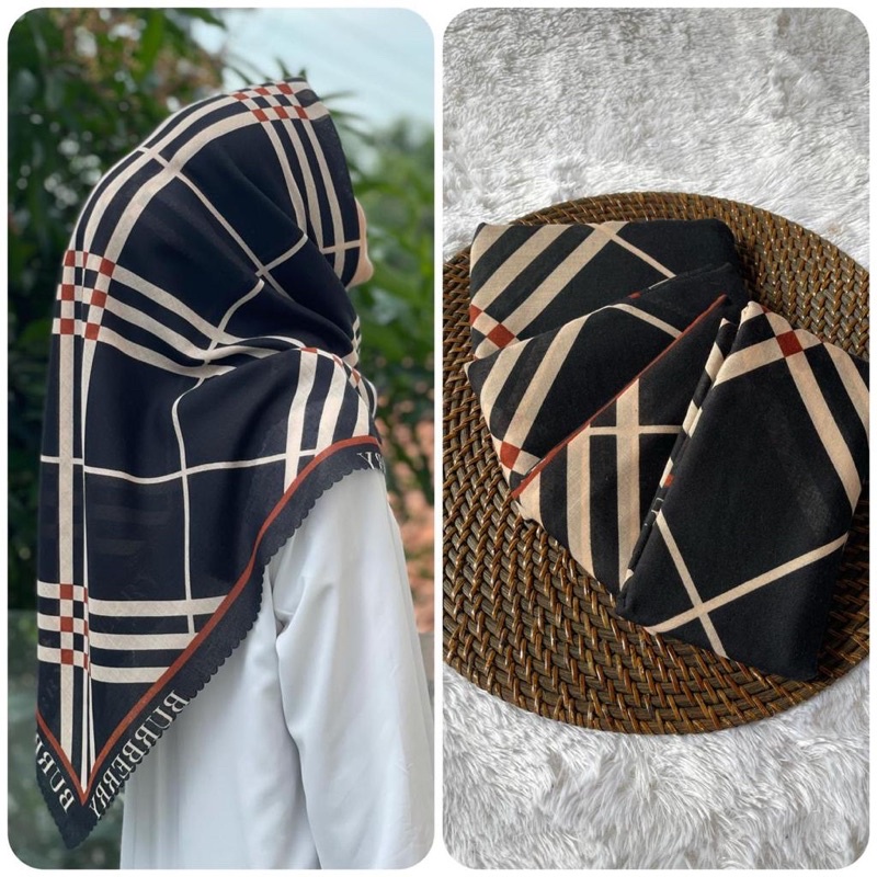 251- 300  Hijab segiempat voal motif-283