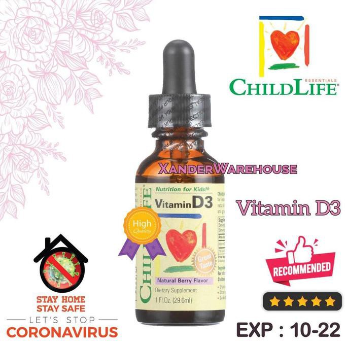 COD AKTIF]] Childlife Child Life Organic Vitamin D3 Drops Berry Flavour ORI BPOM PROMO Kode 33