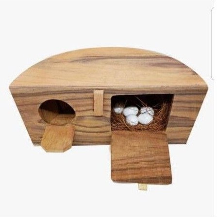 GLODOK LOVEBIRD SETENGAH LINGKARAN UNTUK KANDANG KAPSUL/ GLODOK TERNAK LOVEBIRD
