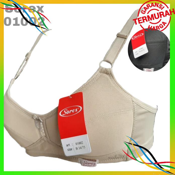 OLAHRAGA BH SOREX SPORT 01002 BH SOREX BUSA TIPIS BRA TANPA KAWAT 01002 36 BAYAR COD