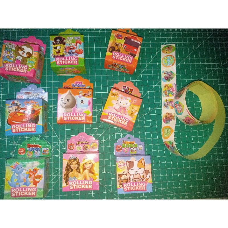 

Stiker Roll /rolling stiker/lucu/karakter random.