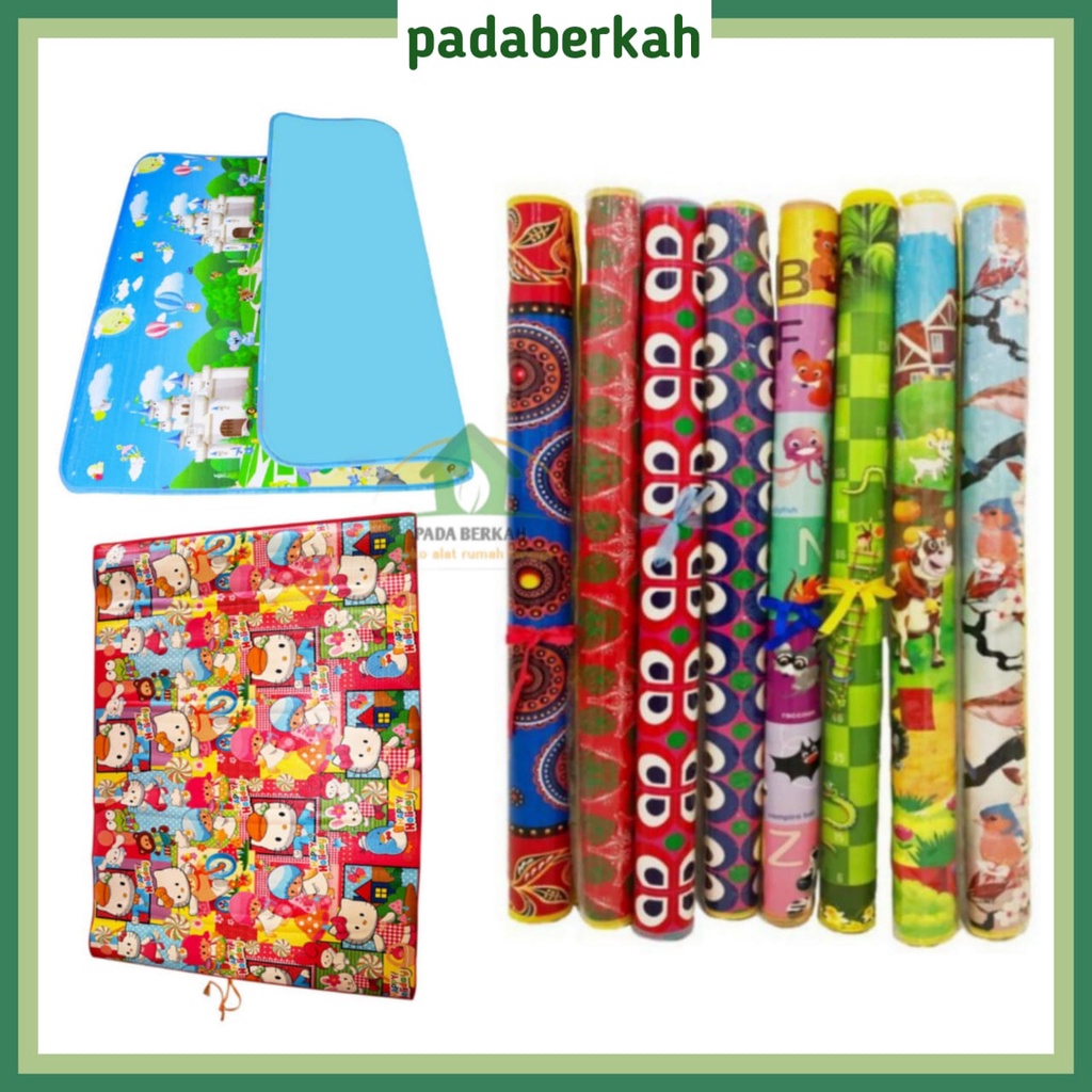 Karpet Tikar Lantai Spon Gulung Motif Karakter / Tikar Lantai Spon / Karpet Spons Karakter / Alas Ti