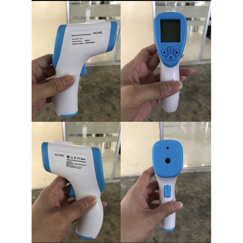 termometer infrared termogun termo pengukur suhu badan AICARE