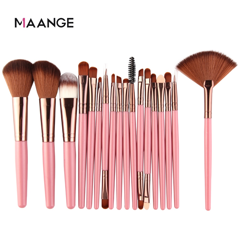 MAANGE 18Pcs Make Up Brush For Eyeshadow Eyebrow Blush 100% Brand New &amp; High Quality MAG5445