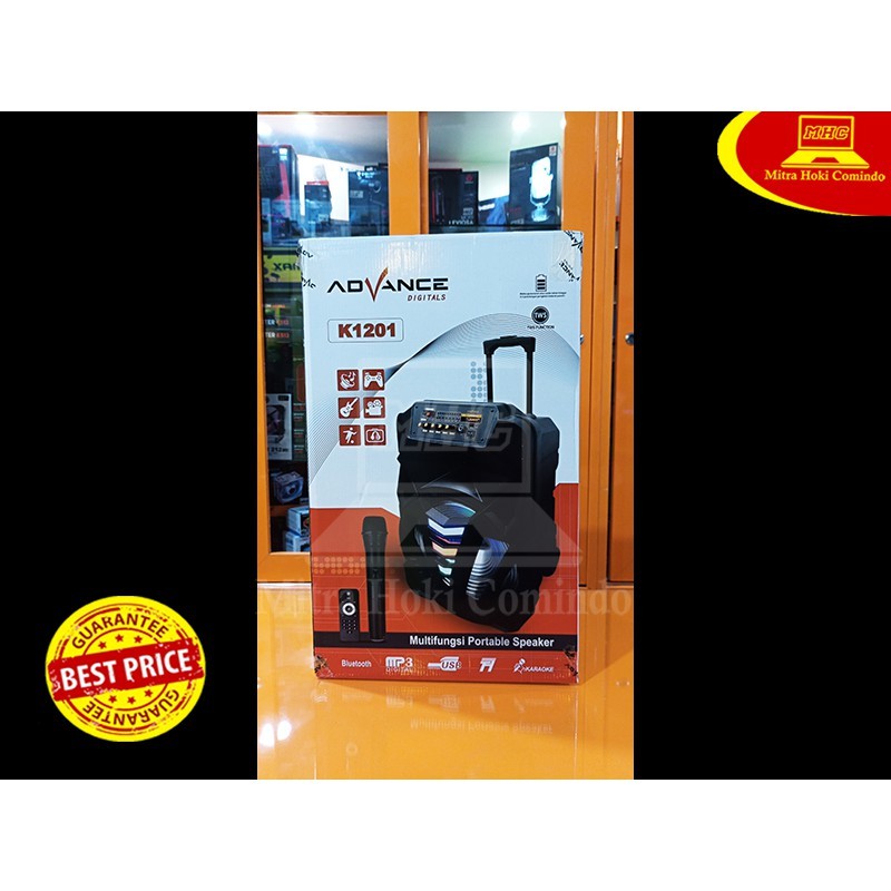 Speaker Advance K1201 Portable bluetooth With Mic Wireless