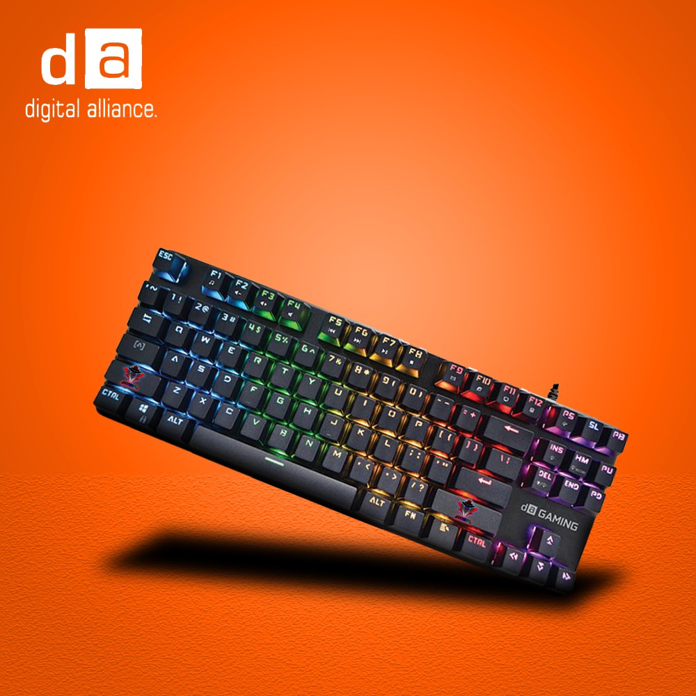 Keyboard Gaming Second Mechanical Digital Alliance Meca Warrior X RGB Led Bekas