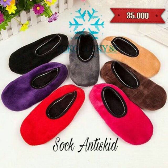 IMPORT MOLLAD Sock Antiskid Kaos Kaki Tidur Antislip Winter Indoor