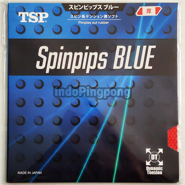 TSP Spinpips Blue 1.9 - Short Pips Karet Bintik Serang Pendek