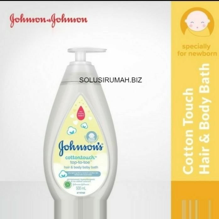 SABUN MANDI CAIR BAYI 500ML COTTON TOUCH JOHNSONS BABY HAIR BODY WASH