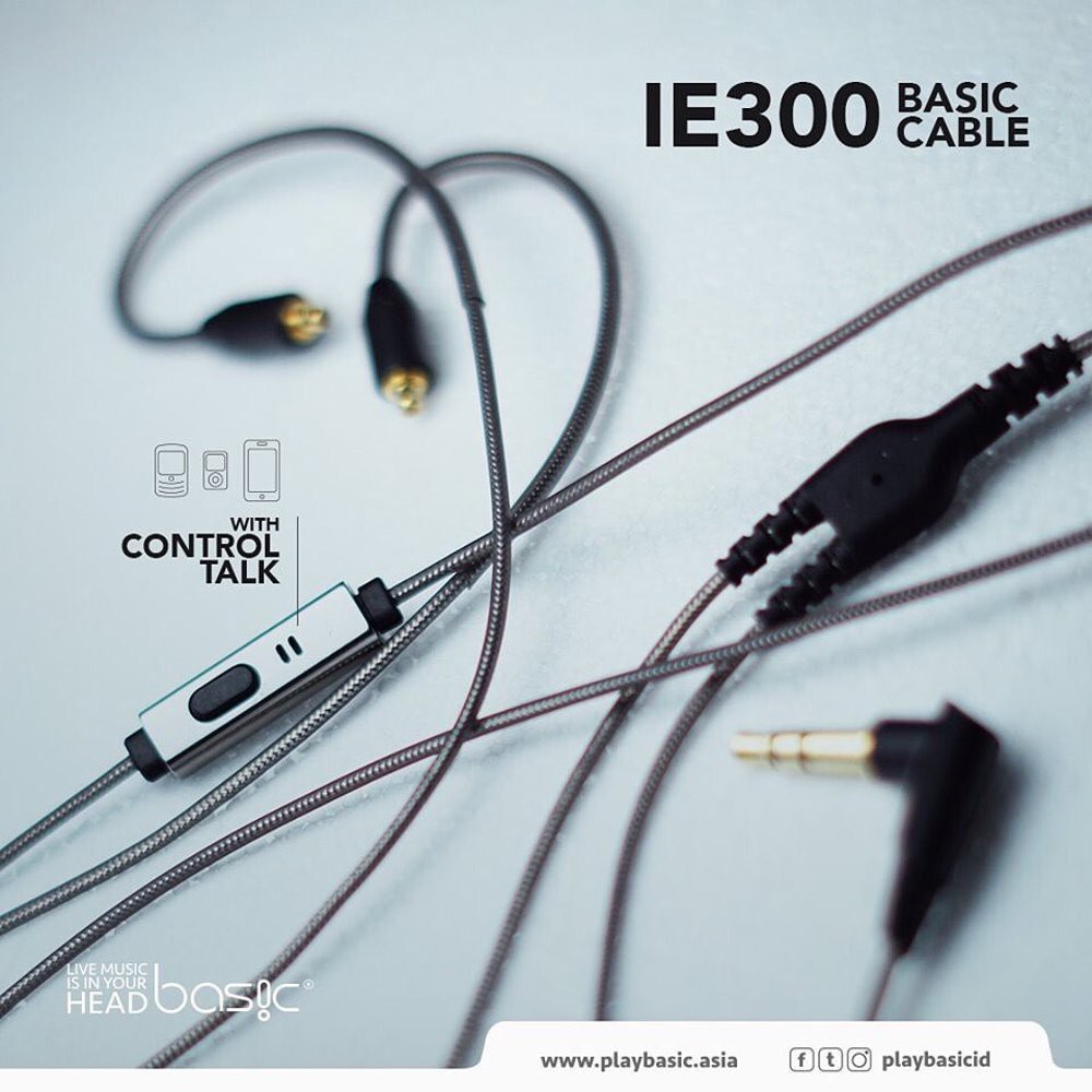 Basic IE 300 MMCX Cable with Mic - Kabel Basic IE 300