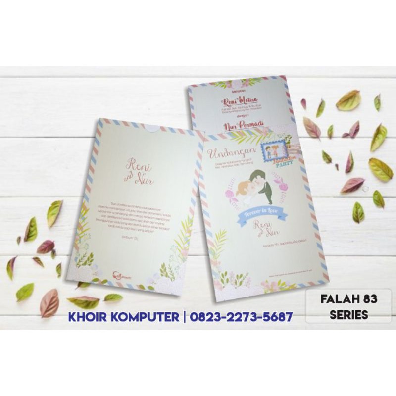

UNDANGAN NIKAH AMPLOP MURAH | FALAH 83 SERIES