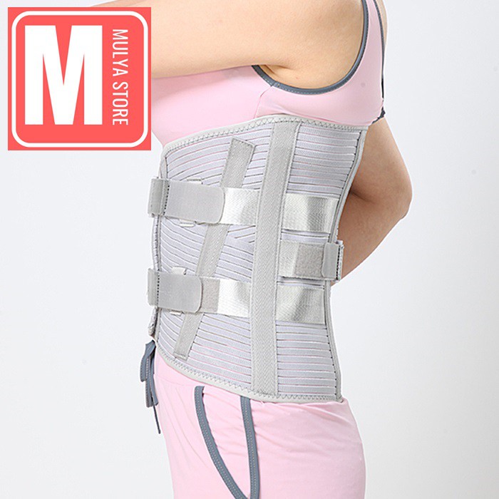 Lumbar Sacro Support Korset LSO Penyangga Tulang Belakang Sakit Nyeri Pinggang Lumbal Brace