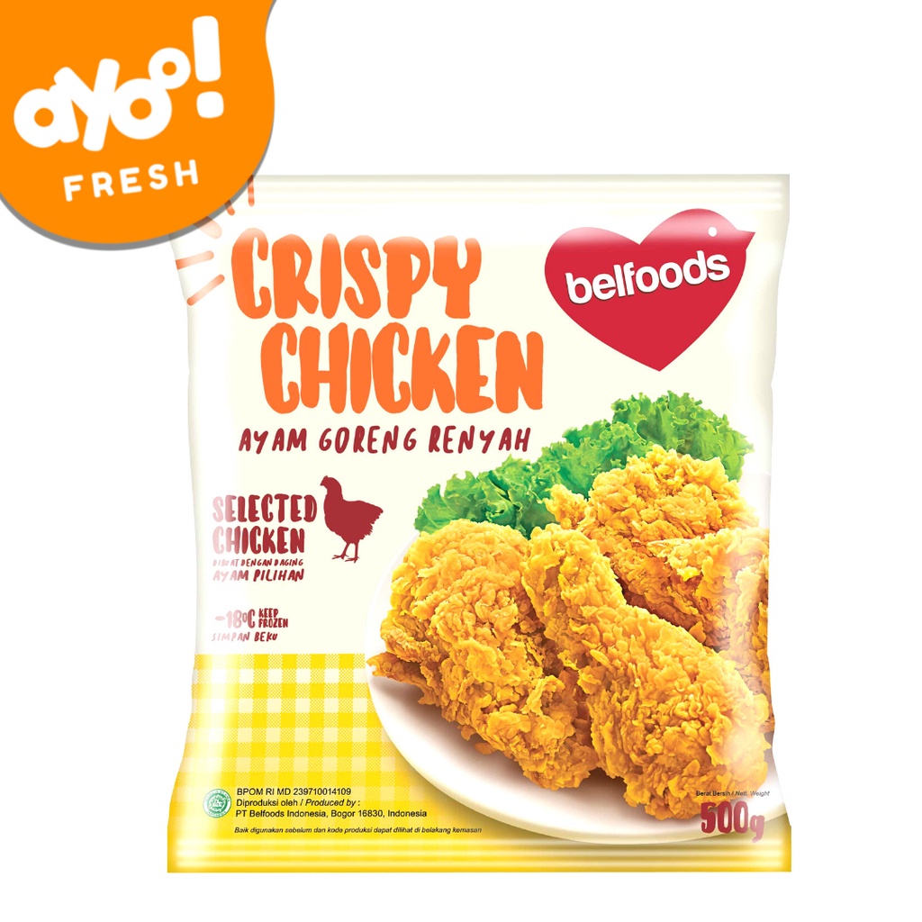 

Belfoods Favorite Ayam Goreng Renyah 500 g Pack