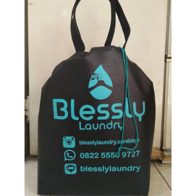 Tas laundry kap.5-8 kg bahan spunbond GSM 100