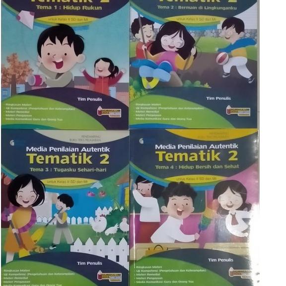 Wow Murah Meriah.. BUKU TEMATIK MEDIA PENILAIAN AUTENTIK KELAS 2 SD/MI TIGA SERANGKAI