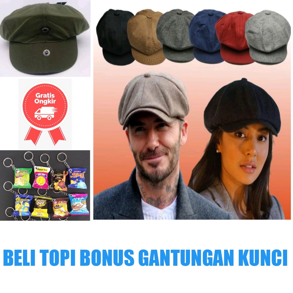 Promo Bonus Gantungan Kunci - Topi Pet Apolo Jrx Seniman Zaman Dulu Jadul Preman Pensiun Pelukis Sut