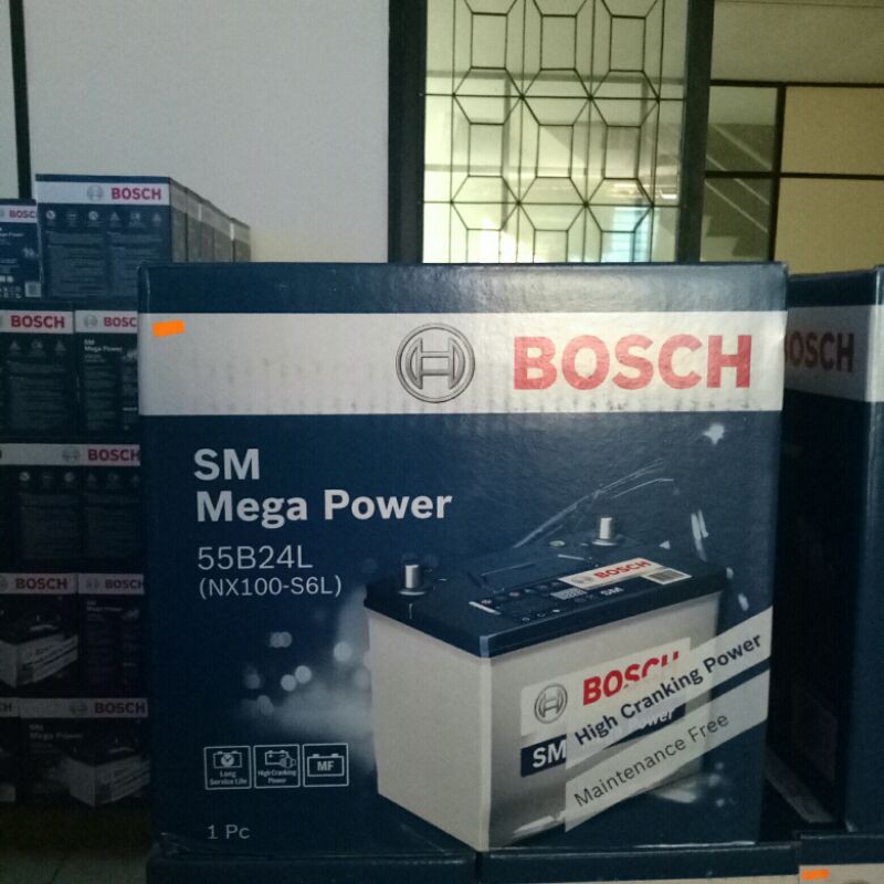 Aki Kering Mobil Bosch NX100-S6 L / NS60 L MF (Maitenance Free)