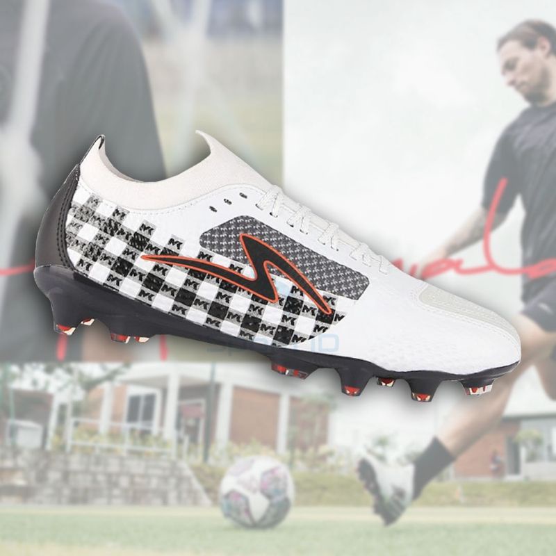 Sepatu Bola Specs Barricada S-Team FG MK - White 101909 Original Specs Mark Klok FG