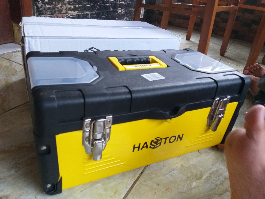 Toolbox Besi Hasston Prohex Tool Box Besi 19 Kotak Perkakas Besi 19 Prohex Kotak Penyimpanan
