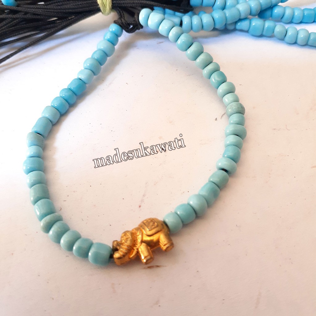 Kerajinan Gelang Batu manik bracelet mote