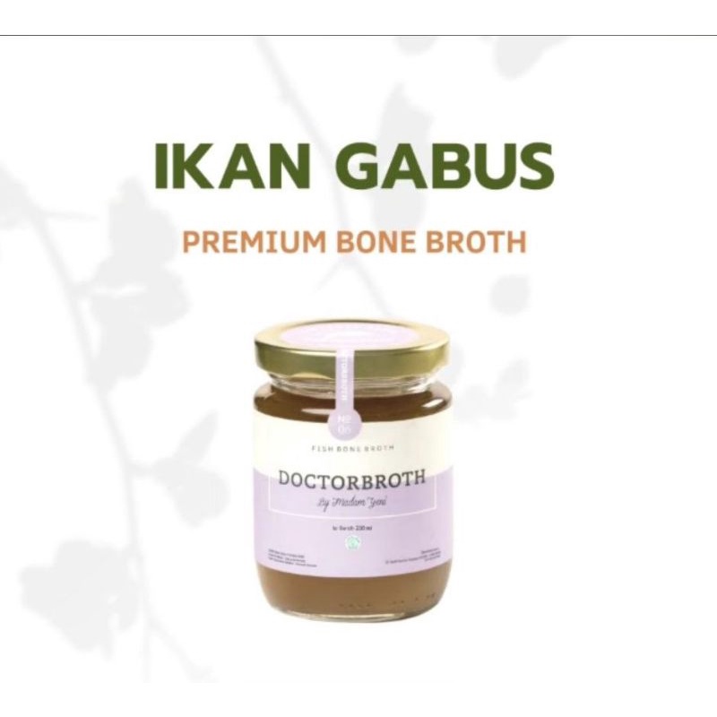 

Gabus Fish/ Ikan Kutuk Bone Broth Premium Bintaro- Kaldu Tulang- Doctor Broth Bintaro
