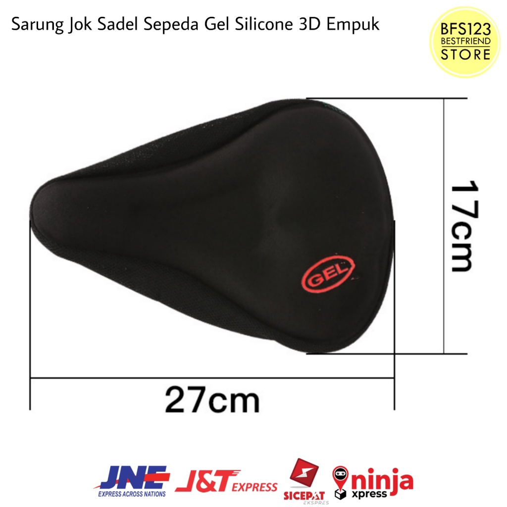 Sarung Jok Sadel Sepeda Gel Silicone 3D Empuk