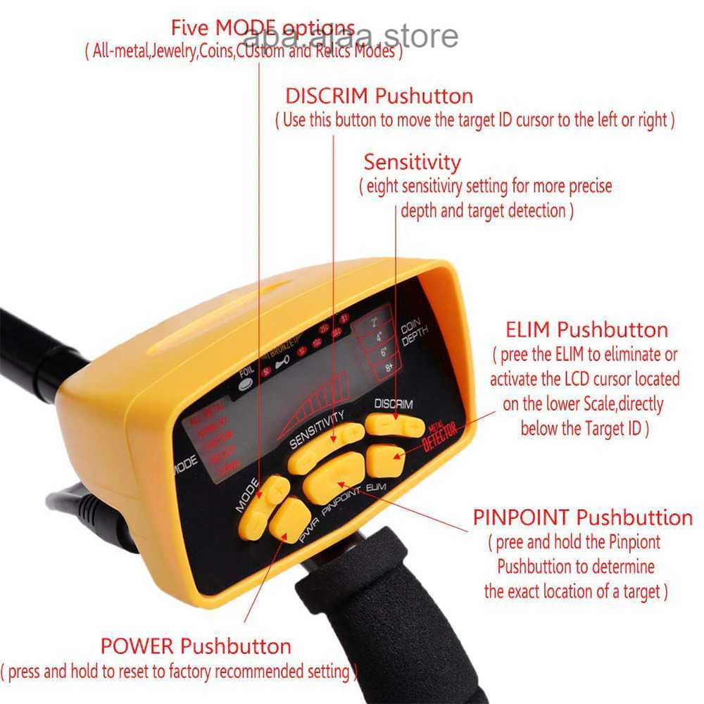 Terbaru Raider Pendeteksi Logam Metal Gold Silver Detector Finder 6V - MD6250 Harga Grosir