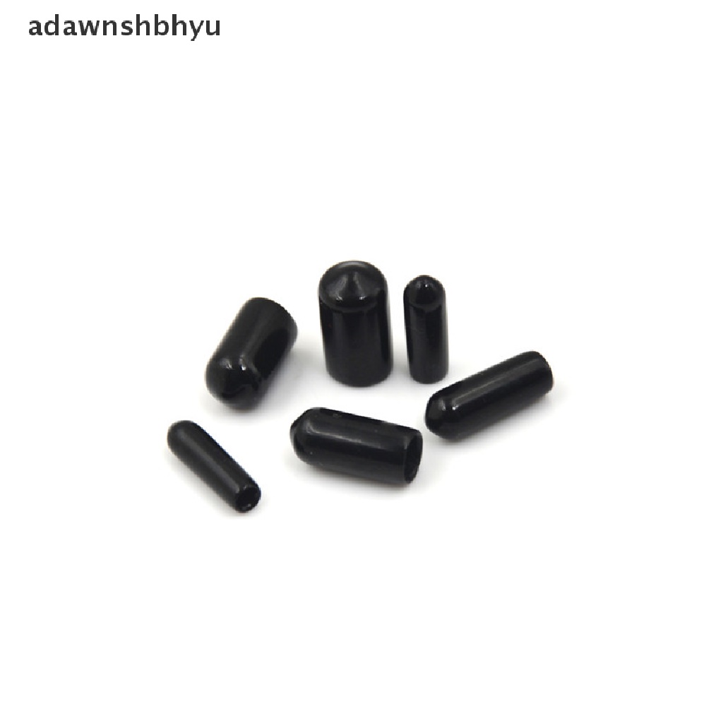 Adawnshbhyu 20pcs End Cap Thread Penutup Anti Air Vinyl Karet Baja Tiang Tabung Pipa Melindungi