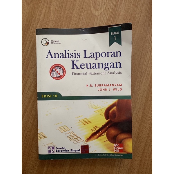 BUKU ANALISIS LAPORAN KEUANGAN SALEMBA EMPAT PRELOVED/BEKAS