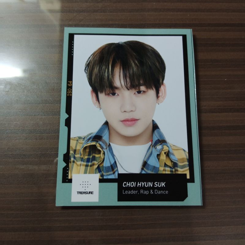 [TREASURE] Hyunsuk HMV Data Sheet Japan