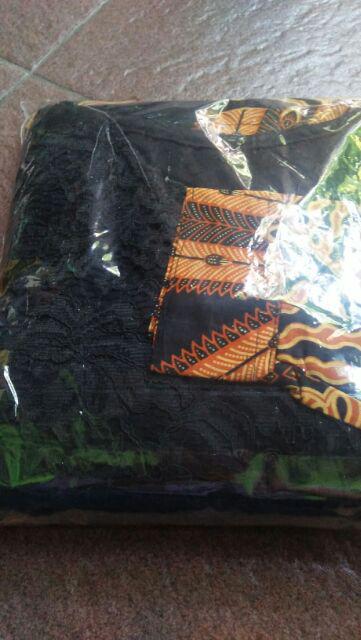 Zola_batik Batik Couple Gamis Brokat 2595 - Luna Barack - Habiba - Kelabang Ranting