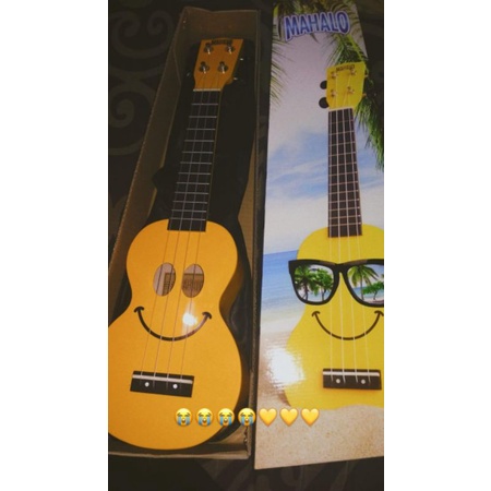 Ukulele U smile Yellow Mahalo Original