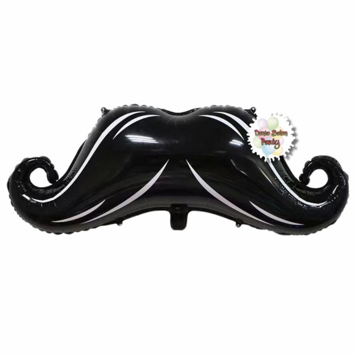 Balon Foil Kumis Jumbo / Balon Foil Mustache / Balon Kumis