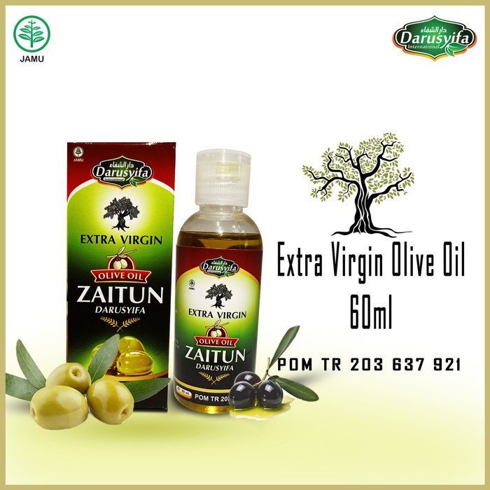 Zaitun Extra Virgin Olive Oil Minyak Zaitun Asli Kemasan 60ml dan 250ml