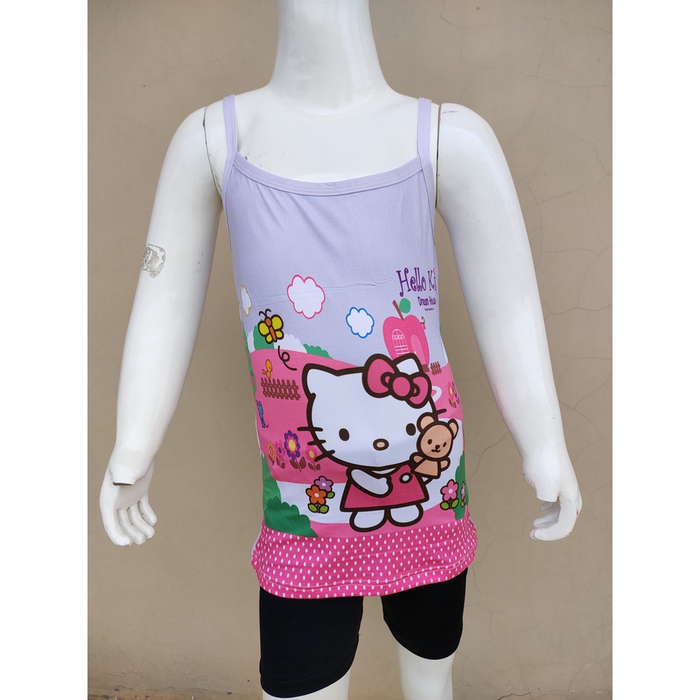 Kaos Singlet Motif HK DREAM HOUSE TALI BESAR TALI KECIL / Kaos Dalam Anak Perempuan