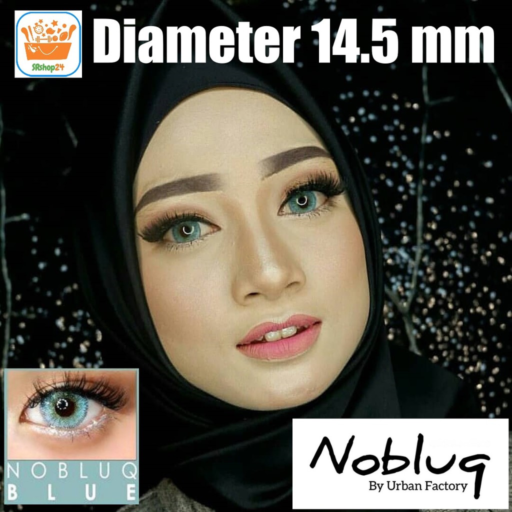 SOFTLENS NOBLUQ by URBAN FACTORY NORMAL 14.5MM GRATIS TEMPAT SOFLEN