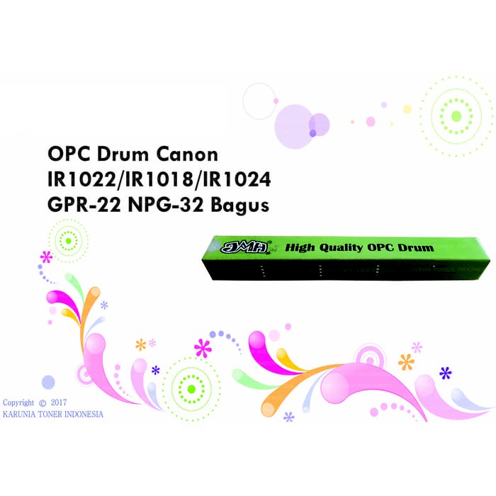 OPC Drum Canon IR1022 1022 IR1018 1018 IR1024 1024 GPR 22 NPG 32 Bagus