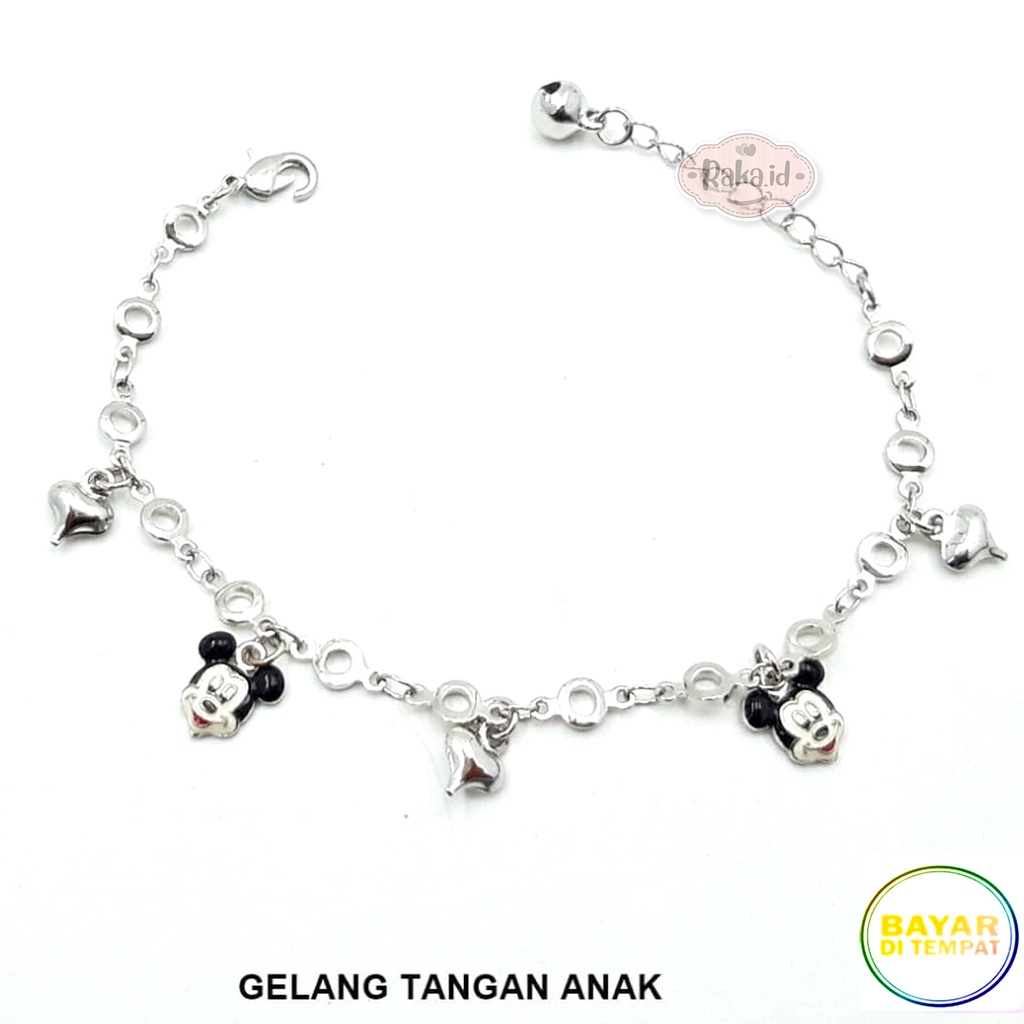 Gelang Tangan Anak Motif Kepala Mickey Perhiasan Anak 1093