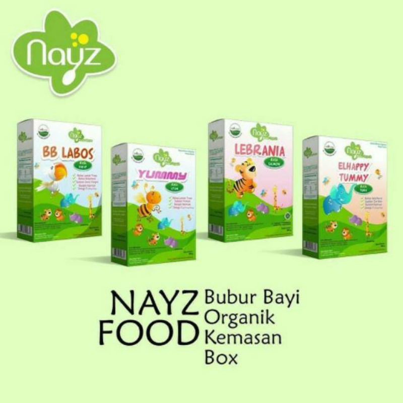 Nayz Bubur Bayi Beras Organik - 275g (Kotak)