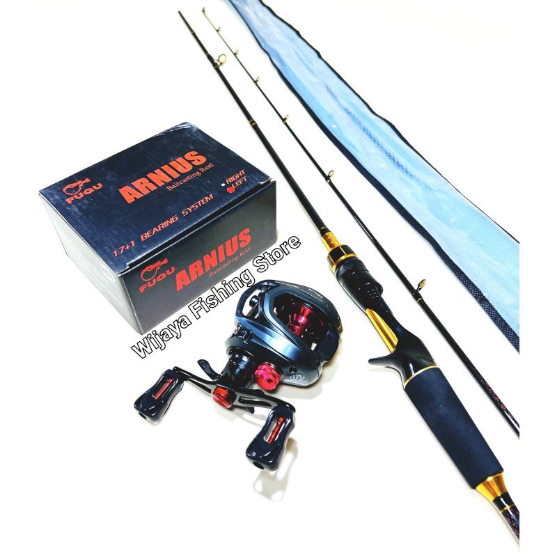 Set Joran BC Casting Oncak Baltic 180 dan Reel BC Fugu Arnius FREE PE