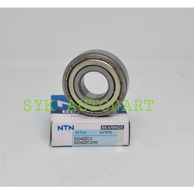 Ball bearing 6204 zz ntn