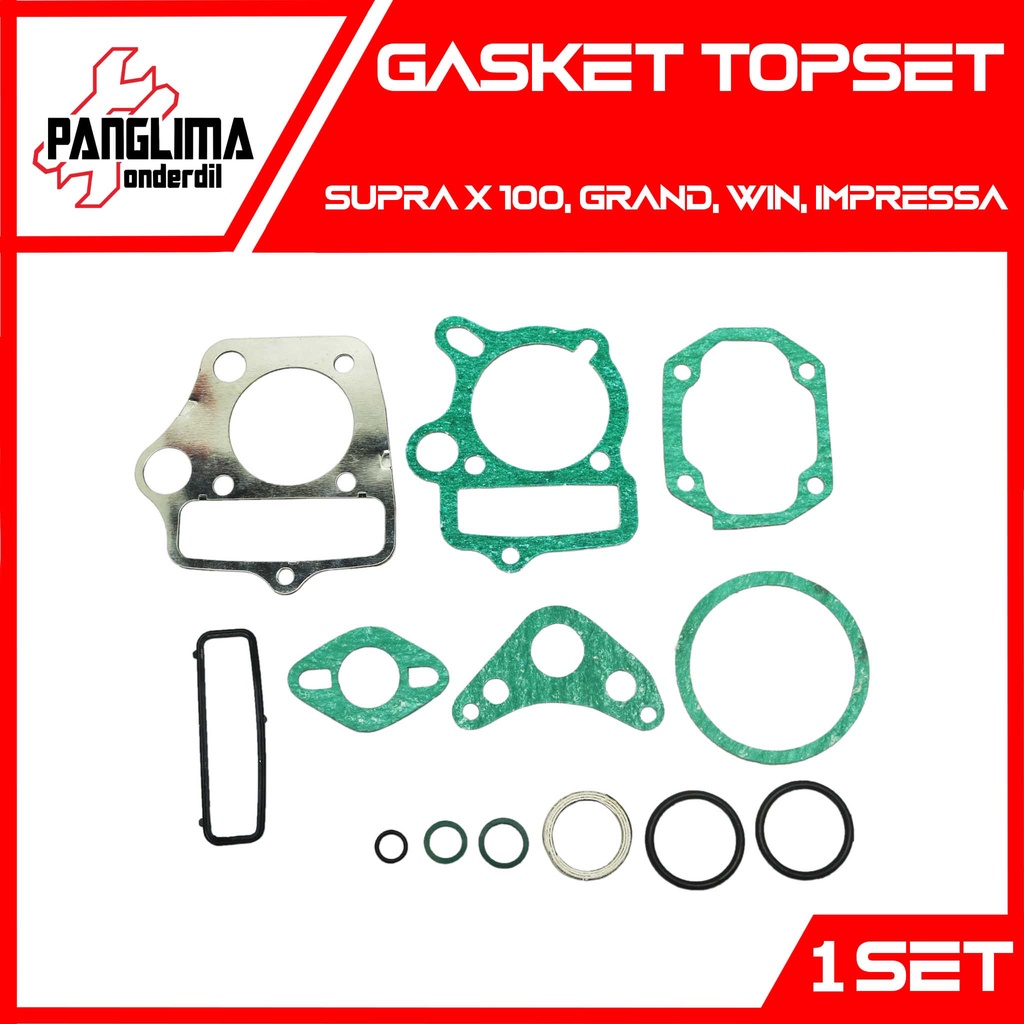 Topset Honda Astrea Supra-X-100 &amp; Grand &amp; Impressa-Impresa &amp; Win Top Set Gasket-Packing-Paking Kit