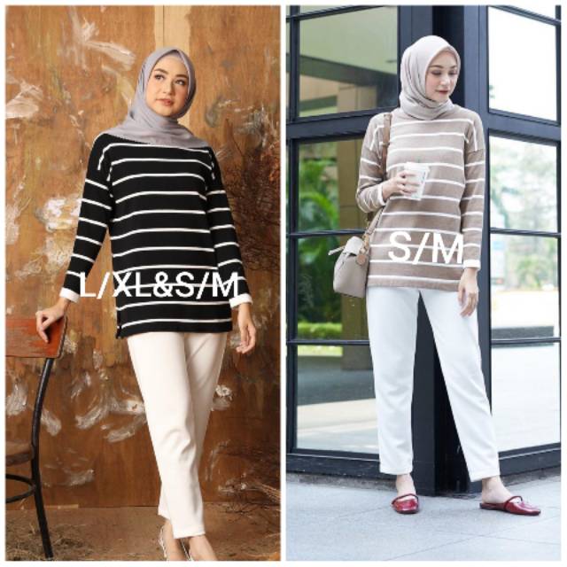 Stripes Cotton Sweater Heaven_Lights